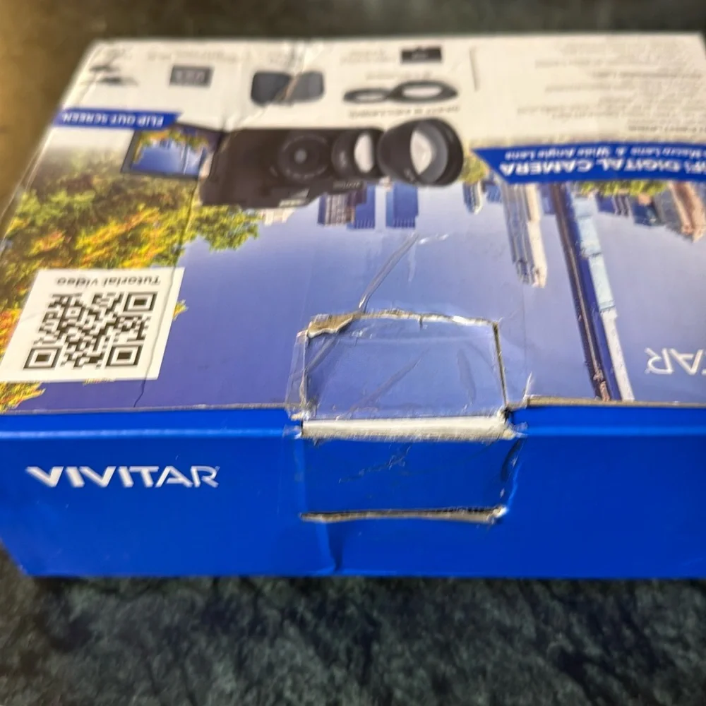 Vivitar Black 4K WiFi Digital Camera with Flip Screen